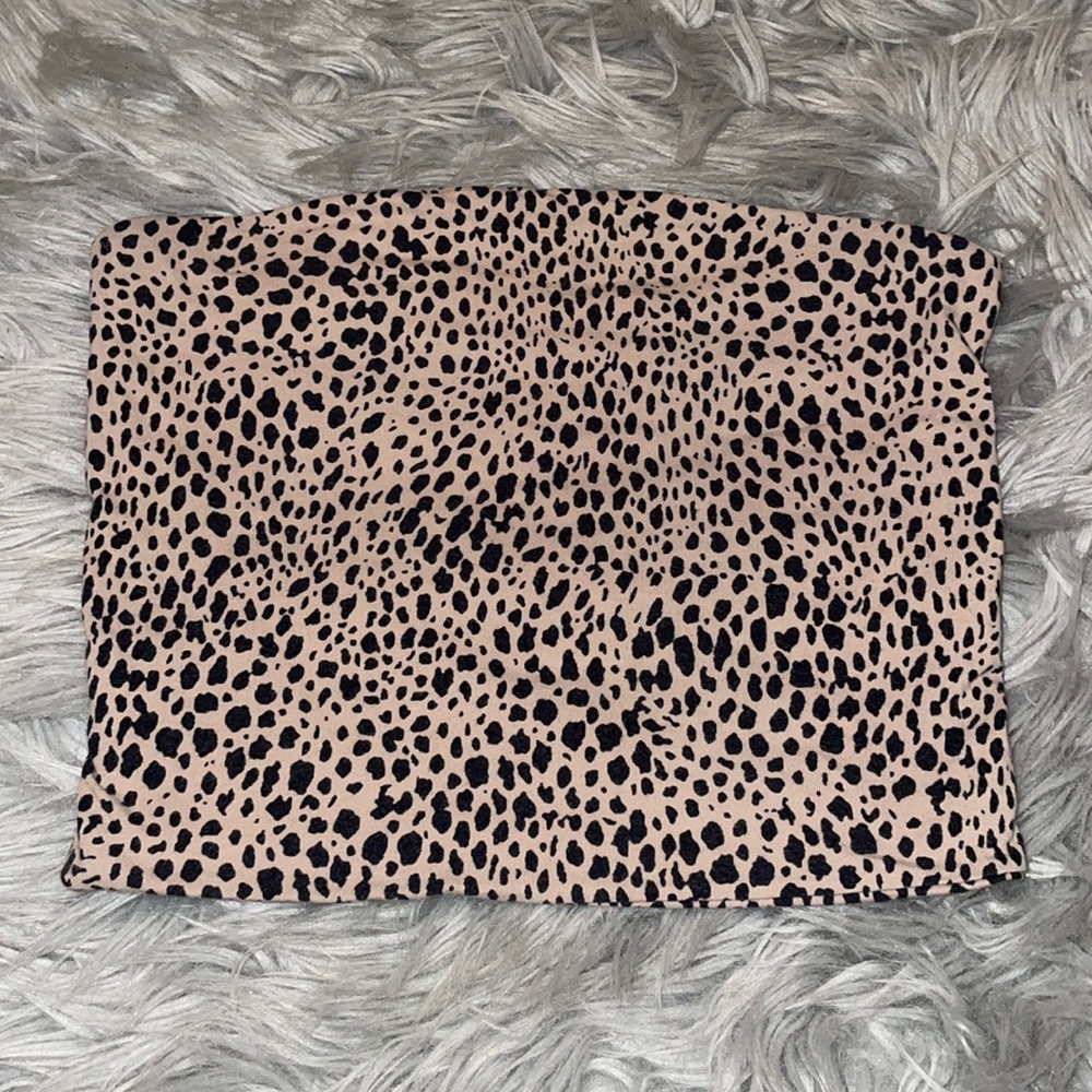 Brandy Melville Cheetah tube top